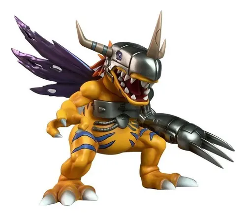 Figura De Acción Digimon Adventure Metal Greymon Anime De 18
