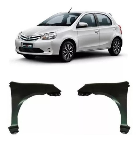 Imagen 1 de 4 de Guardabarro Delantero Toyota Etios Sin Agujero