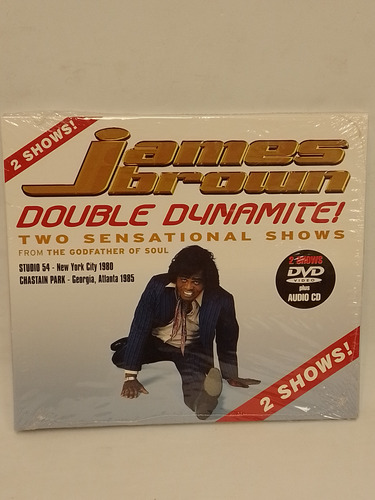 James Brown Double Dynamite Cd Y Dvd Nuevo 
