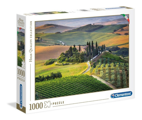 Rompecabezas 39456 La Toscana 1000 Piezas Clementoni