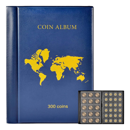 Álbum Portalibros De Colección De Monedas Para Coleccionista