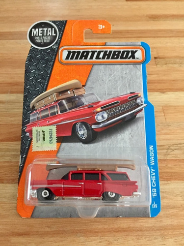 2017 Matchbox 59 Chevy Wagon # 1 - Roja - 03_recs