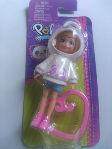 Muñequita Polly Pocket Polly Panda Blanco 2022 Mattel 