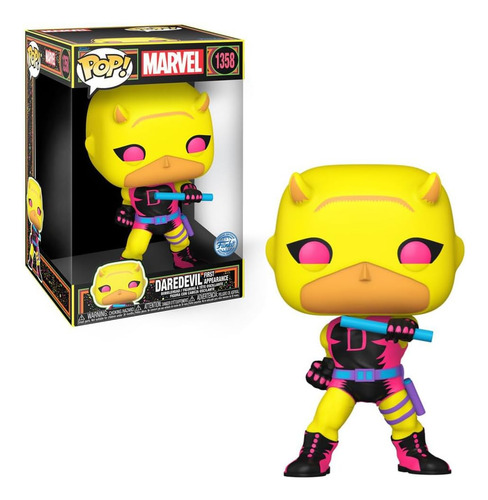 ¡marvel Daredevil Pop Que Brilla En La Oscuridad! Figura Gig