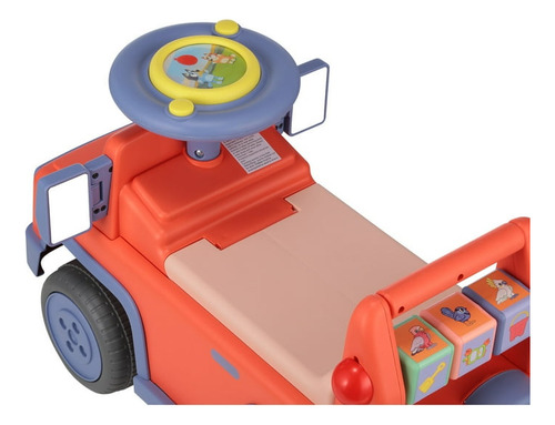 Bluey Ride On Carrito Montable Interactivo Multicolor / J Color Naranja/azul