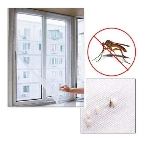 Imagem 3 de 7 de 3 Telas Mosquiteiro Para Janela 1,20 X 1,20 Auto Colante