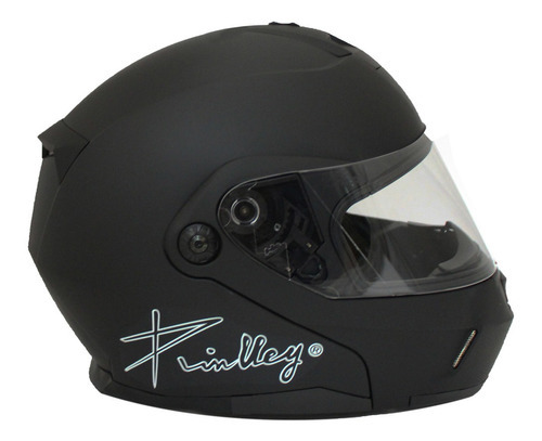 Casco Para Motocicleta Abatible Talla Xl Negro A119 Kinlley