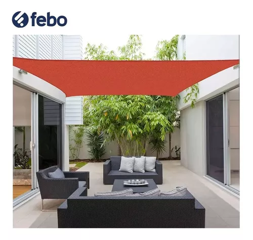 Vela Sombra Rectangular 3x4 Lona Sombra Febo - FEBO