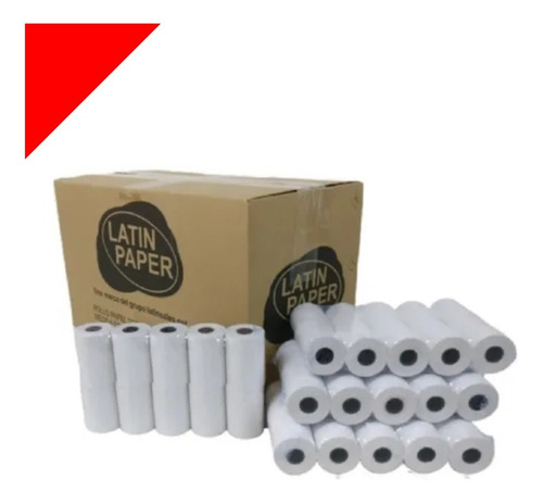 Imagen 2 de 7 de 320 Rollos Térmicos 57x20 Para Posnet / Tickets / Balanzas