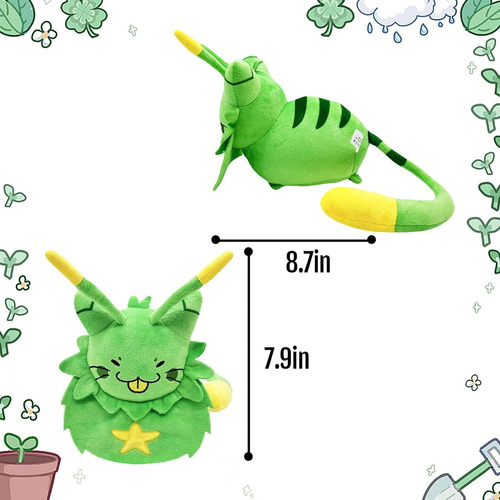 2 Gnarpy Regretavator-peluche De Gato Alienígena Verde Niños