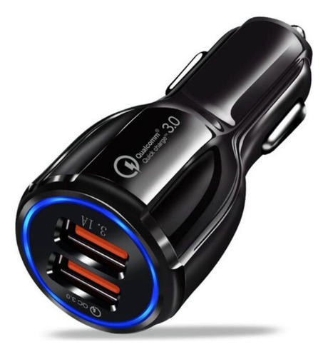 Cargador Usb X2 Para Auto Qc3.0 - 3.1a 