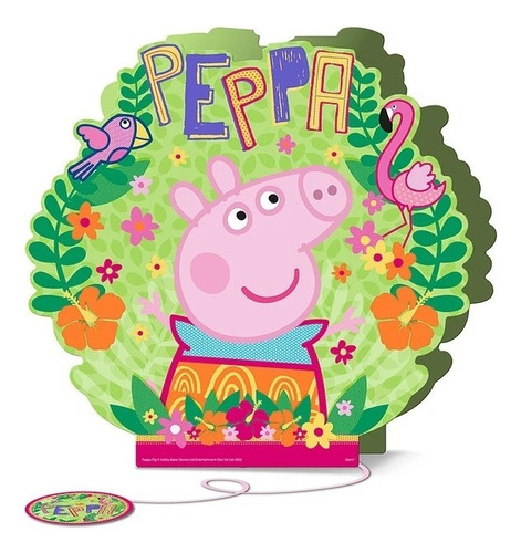 Piñata 3d Peppa Pig Decoración Cumpleaños Glam