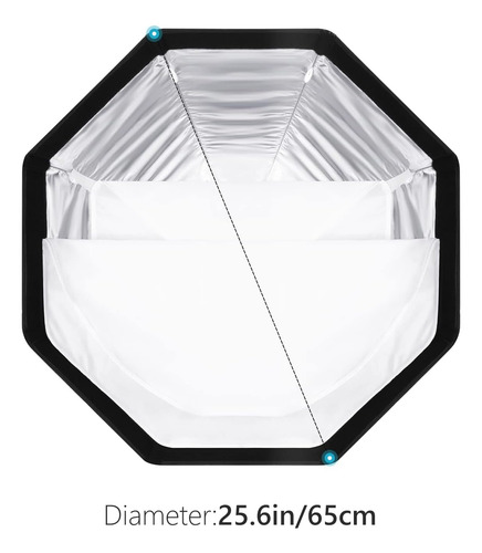 Caja Blanda Octogonal Newer De 65 Cm Para Neewer T560 Nw561