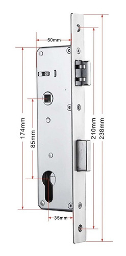 Imagen 4 de 9 de Cerradura Electrica Baling Bluetooth Huella Digital Clave