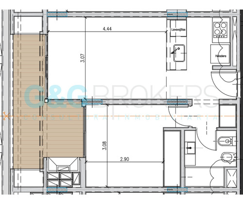 Departamento Dos Ambientes En Venta En Parque Leloir