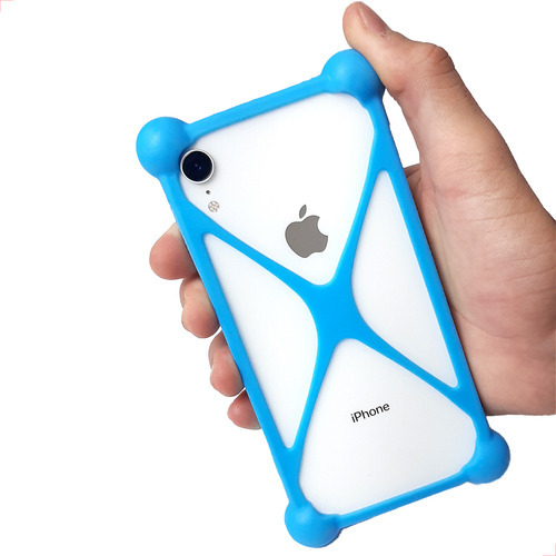 Capinha Capa Anti Impacto Silicone Flexível P/ iPhone 11 Cor Azul Bebe