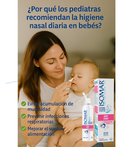 Isomar Bebé Descongestionante Nasal Con Manzanilla 100ml