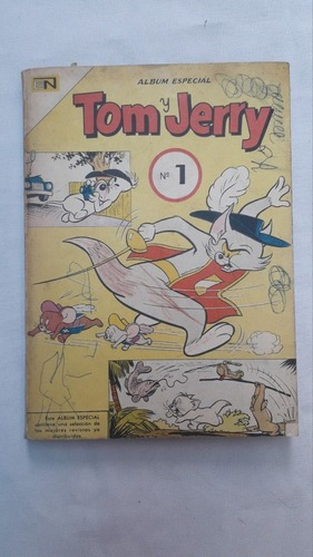 Historieta Comic Antiguo * Album Tom Y Jerry * N° 1 Novaro