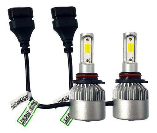 Par Lâmpadas Super Led H-tech Hb4 8000lm 6500k