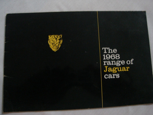 Folder Propaganda Jaguar 68, Raro ! (Usado)