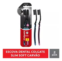 Comprar Escova Dental Colgate Slim Soft Black Suave 2 Unid-colgate