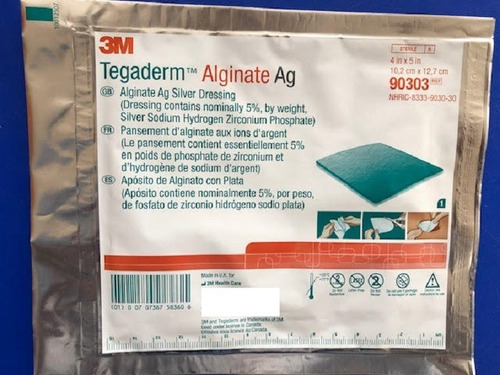 Tegaderm Aposito De Alginato Con Plata 10*12cm