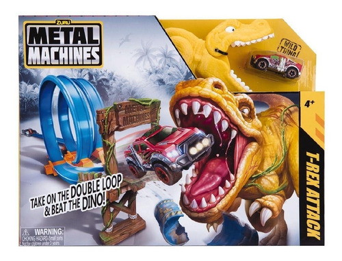Imagen 1 de 5 de Pista Metal Machines 6702 T-rex Attack