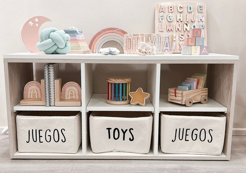 Organizador De Juguetes Estilo Montessori - Blanco-helsinki