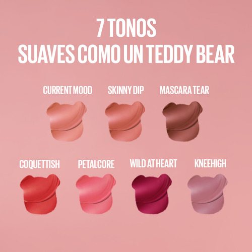 Tinta De Labios Super Stay Teddy Tint Mate De Maybelline New York Wild At Heart