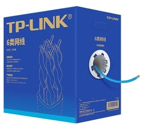 Cable Utp Tp-link Cat6 305mts 0.53mm 100% Cobre Original 