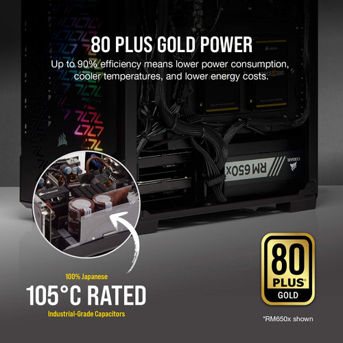 Fonte De Alimentação Corsair Rmx Series Rm750x 750w 80+ Gold