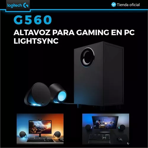 Parlantes Logitech G560 Lightsync Iluminación Rgb Audio 7.1 LOGITECH