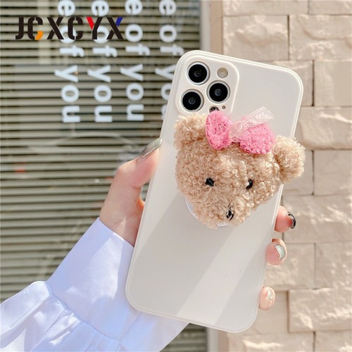 I Funda Para iPhone 3d Lindo Oso De Peluche De Encaje Con