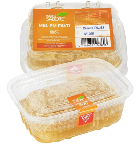 Imagem 1 de 7 de Mel Em Favo De Abelha - Alta Qualidade - Envio Imediato