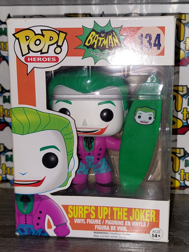 Funko Pop The Joker Surf's Up #134 Batman Classic Tv Series