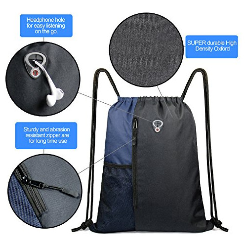 Mochila Deportiva Con Cordón Para Mujeres, Hombres Y Niños L