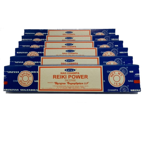 Incenso Satya Nag Champa Reiki Power Cx.6un.15 Mais Vendidos