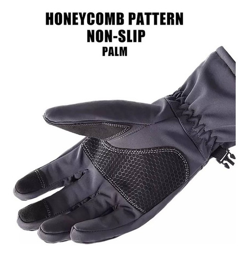 Imagen 9 de 9 de Guantes Tácticos Militar Impermeables Multicam Nieve