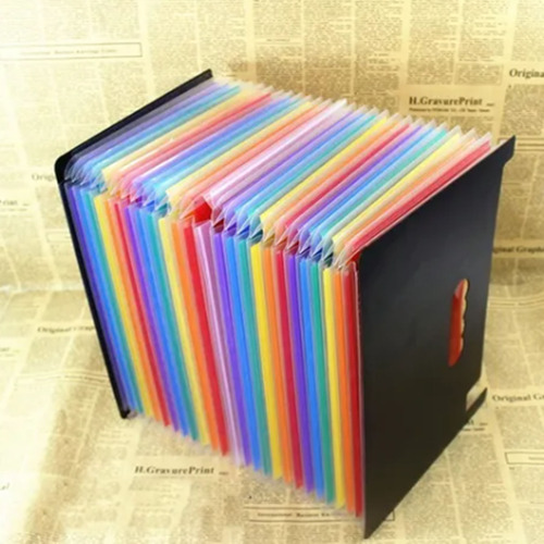 Carpeta De Archivos Accordian Con 24 Compartimentos, Tamaño