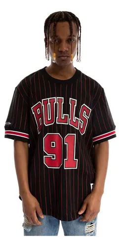 Mitchell & Ness Bulls Dennis Rodman camiseta negra