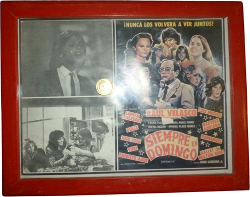 Lobby Card Película Siempre En Domingo Luis Miguel (Usado)