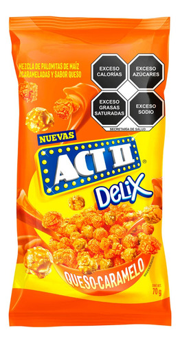 Palomitas Act II Queso Caramelo 70g
