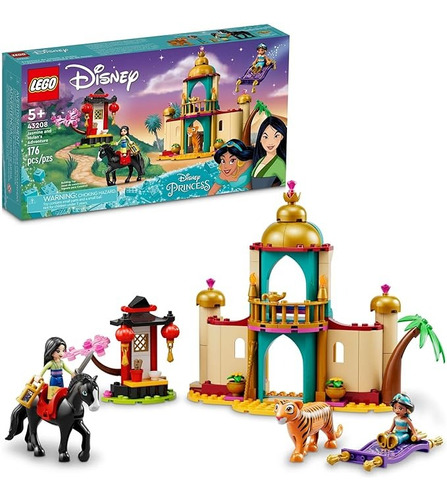Lego 43208 Disney Princesas Aventura De Jasmine Y Mulán