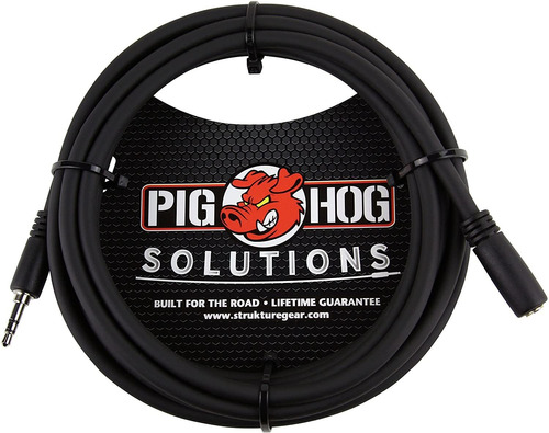 Pig Hog Phx35-10 Cable De Extension Para Audífonos Trsf...