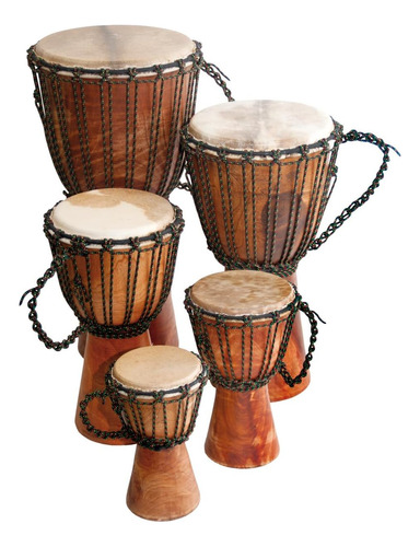 Djembe Principiante Sencillo, 12  De Alto, Parche De 6....