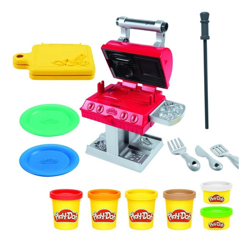 Imagen 2 de 4 de Play Doh Kitchen Creation Juego De Parrillera.