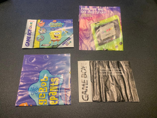 Spongebob Squarepants: Legend Of The Lost Spatula Gbc #3 (Usado)
