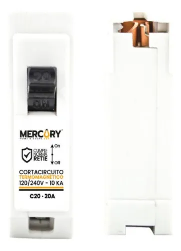 Breaker Eco 1p 20a Enchufable Mercury Ebm02