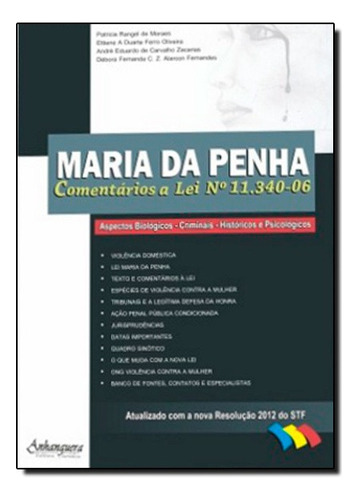 Maria Da Penha, De João Cirilo Da Silva Neto. Editora Anhanguera Em Português