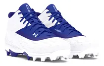 Comprar Spikes Beisbol Softbol Under Armour Leadoff 3.0 Blanco Azul